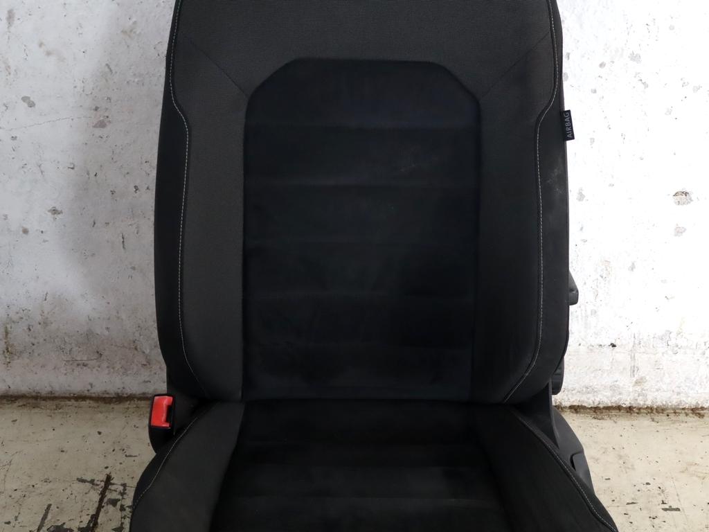1K8881515 SEDILE ANTERIORE SINISTRO GUIDATORE IN ALCANTARA VOLKSWAGEN GOLF 7 2.0 D 110KW 6M 5P (2013) RICAMBIO USATO 