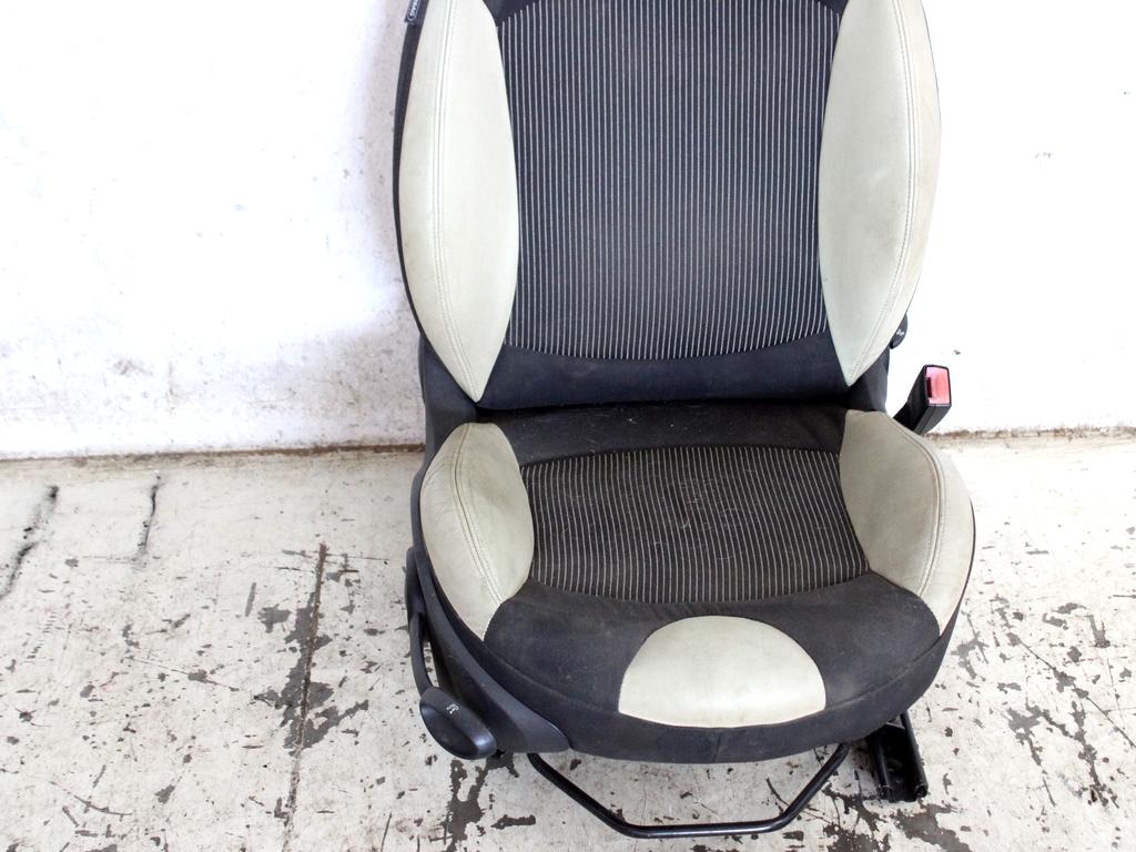 52107268886 SEDILE ANTERIORE DESTRO PASSEGGERO TESSUTO E PELLE MINI ONE R56 1.4 B 70KW 3P (2007) RICAMBIO USATO