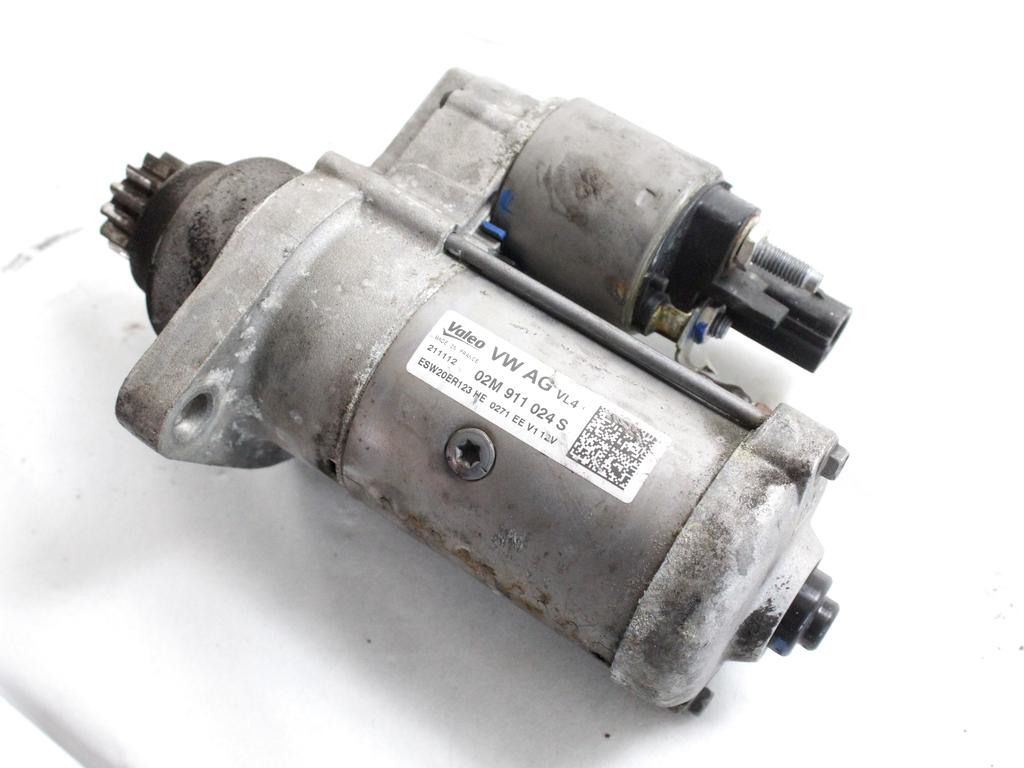 02M911024S MOTORINO AVVIAMENTO VOLKSWAGEN GOLF 7 2.0 D 110KW 6M 5P (2013) RICAMBIO USATO
