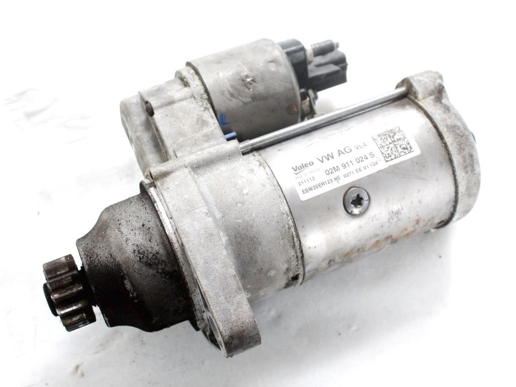 02M911024S MOTORINO AVVIAMENTO VOLKSWAGEN GOLF 7 2.0 D 110KW 6M 5P (2013) RICAMBIO USATO