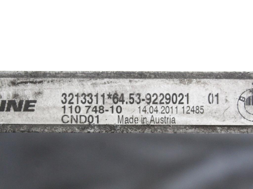 64539229021 CONDENSATORE RADIATORE CLIMATIZZATORE CLIMA A/C BMW SERIE 3 320D E92 2.0 D 135KW 6M 2P (2011) RICAMBIO USATO