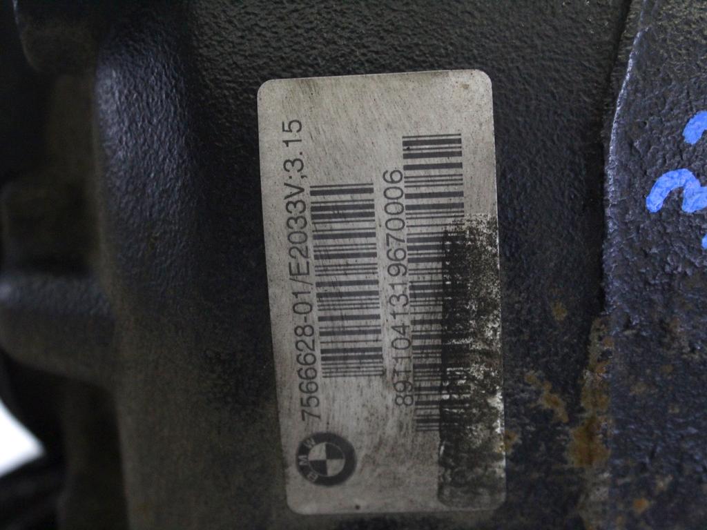 7541580 DIFFERENZIALE POSTERIORE BMW SERIE 3 320D E92 2.0 D 135KW 6M 2P (2011) RICAMBIO USATO
