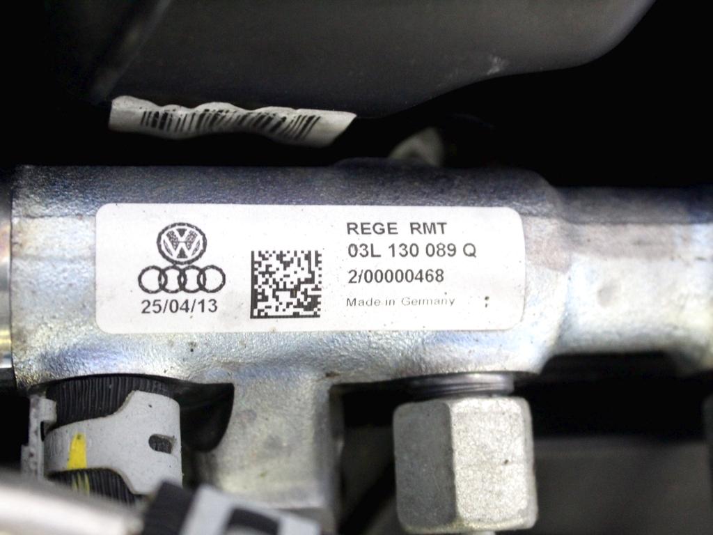 CGL MOTORE AUDI A5 SPORTBACK 2.0 D 130KW 4X4 5P AUT (2013) RICAMBIO USATO CON POMPA INIEZIONE E SERIE INIETTORI 03L103373J 03L021CJ AGGANCIO SUPPORTO DANNEGGIATO