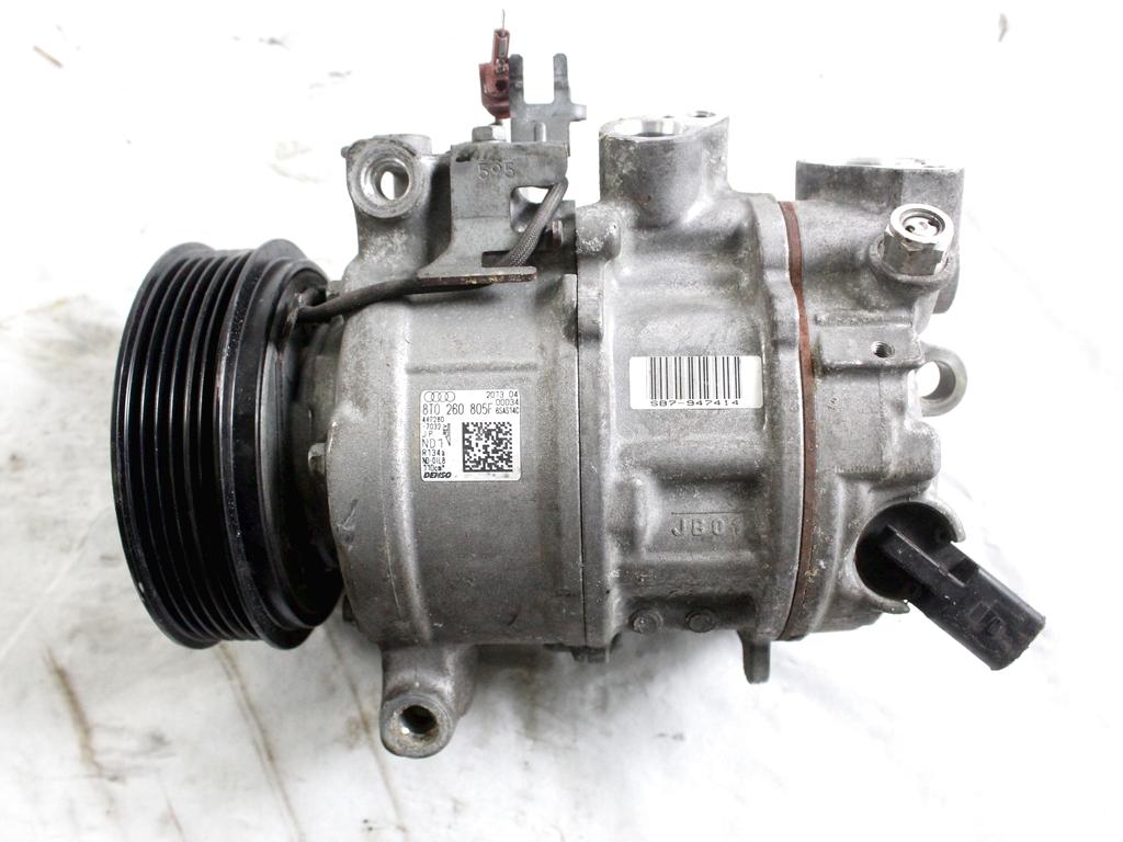 8T0260805F COMPRESSORE CLIMATIZZATORE CLIMA A/C AUDI A5 SPORTBACK 2.0 D 130KW 4X4 5P AUT (2013) RICAMBIO USATO