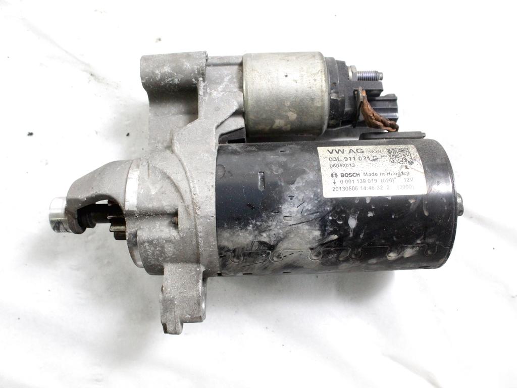 03L911021E MOTORINO AVVIAMENTO AUDI A5 SPORTBACK 2.0 D 130KW 4X4 5P AUT (2013) RICAMBIO USATO 0001139019