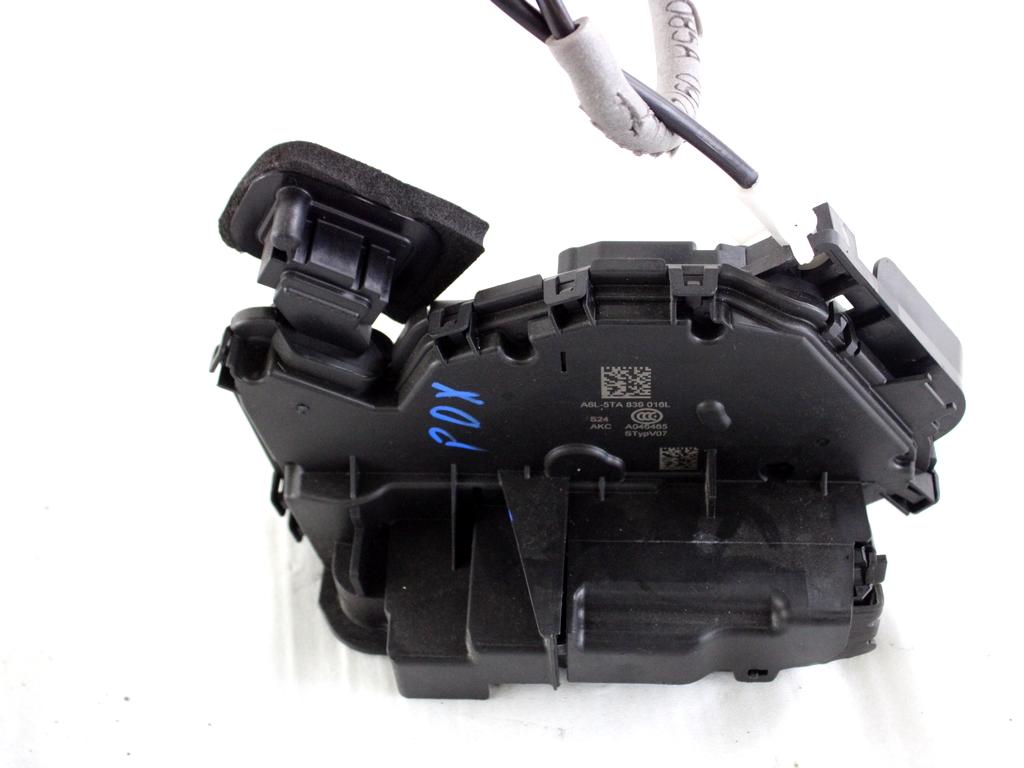 5TA839016L CHIUSURA SERRATURA PORTA POSTERIORE DESTRA VOLKSWAGEN T-ROC 1.5 B 110KW AUT 5P (2020) RICAMBIO USATO 