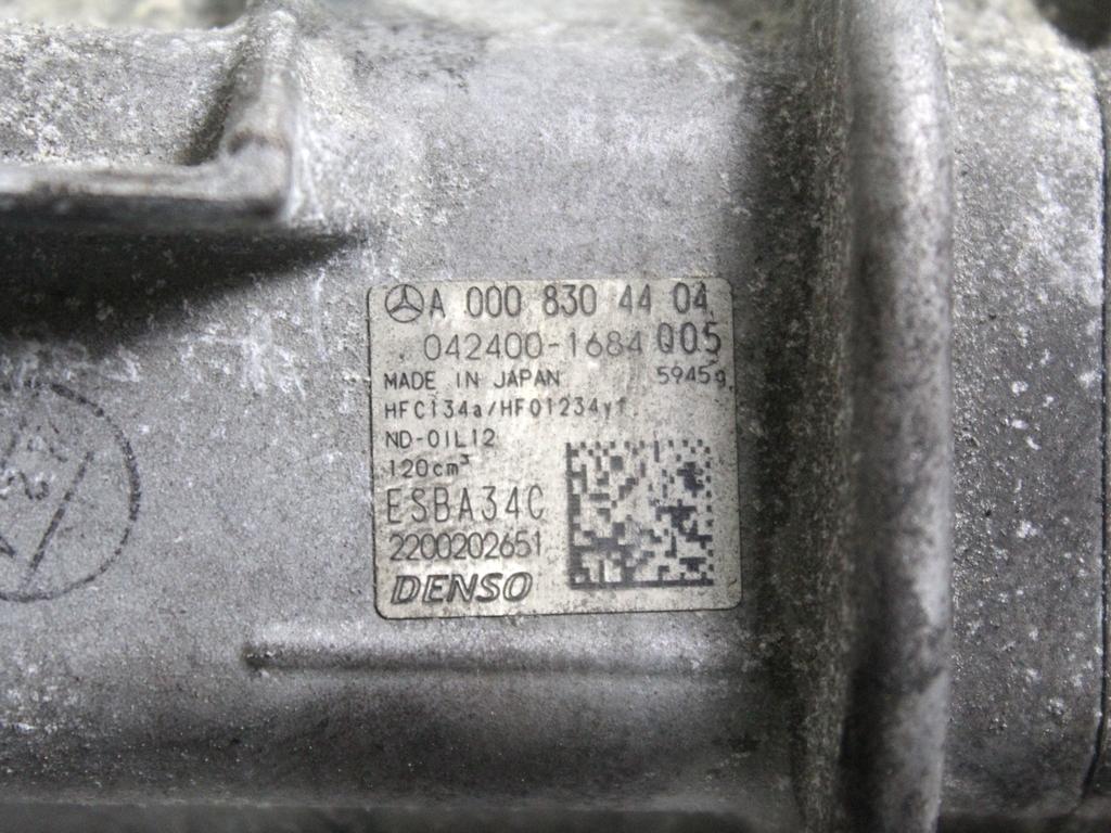 A0008304404 COMPRESSORE CLIMATIZZATORE CLIMA A/C MERCEDES GLA 250 D H247 1.3 B 118KW AUT 5P (2023) RICAMBIO USATO 