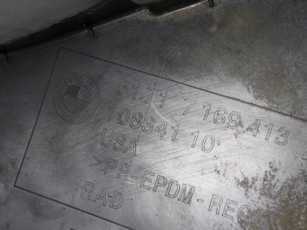 51717169413 PARASALE PARASASSI ANTERIORE SINISTRO PARTE POSTERIORE BMW X5 E70 3.0 D 4X4 173KW AUT 5P (2007) RICAMBIO USATO