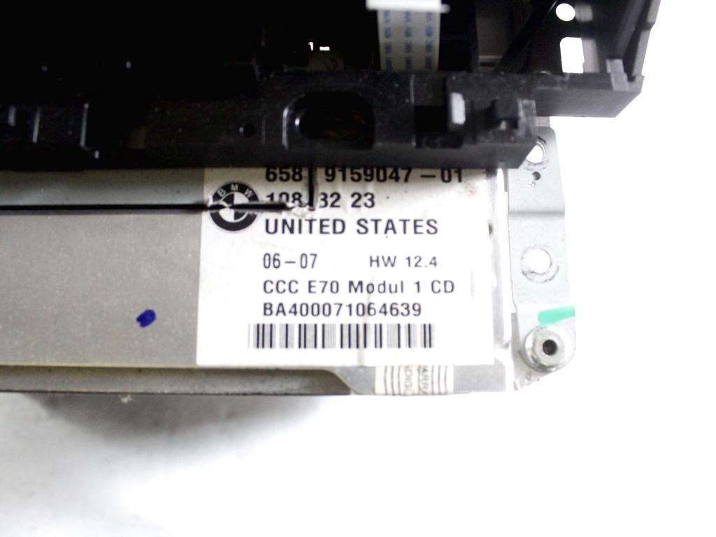 9159047 AUTORADIO NAVIGATORE BMW X5 E70 3.0 D 4X4 173KW AUT 5P (2007) RICAMBIO USATO (NON FORNIAMO CODICE AUTORADIO, MA SOLO NUMERO DI TELAIO VECIOLO)