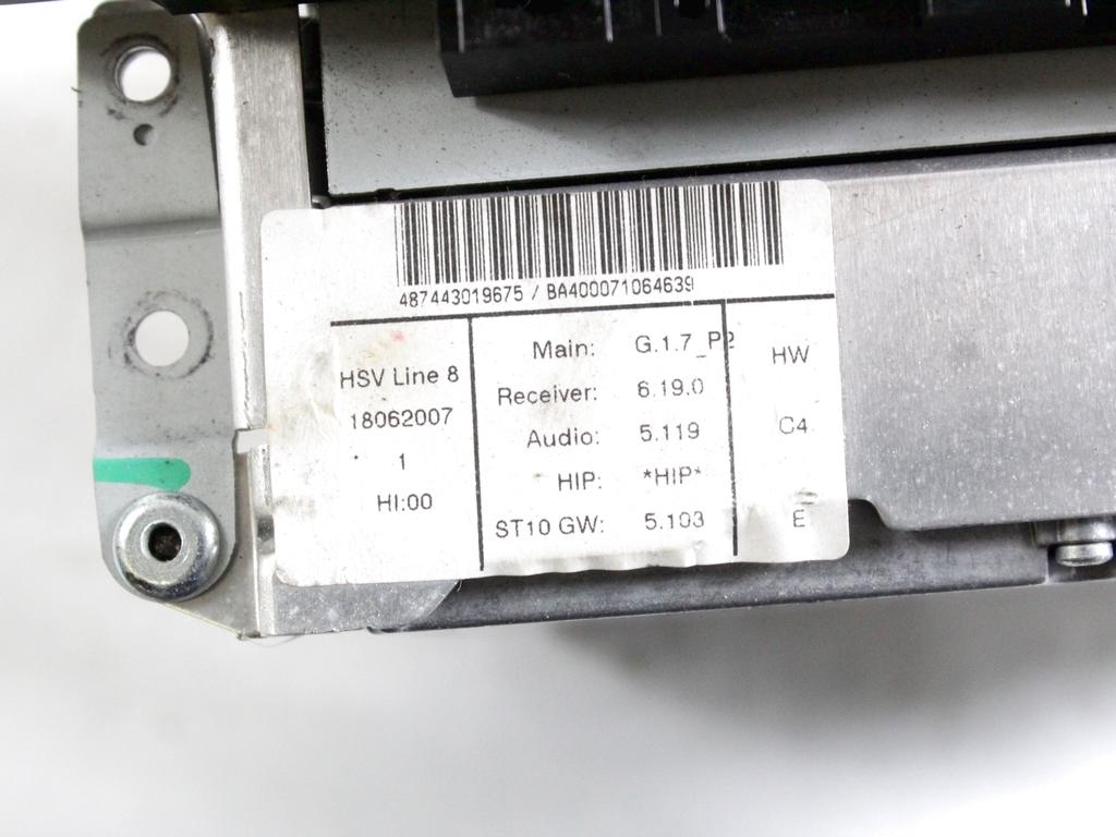 9159047 AUTORADIO NAVIGATORE BMW X5 E70 3.0 D 4X4 173KW AUT 5P (2007) RICAMBIO USATO (NON FORNIAMO CODICE AUTORADIO, MA SOLO NUMERO DI TELAIO VECIOLO)
