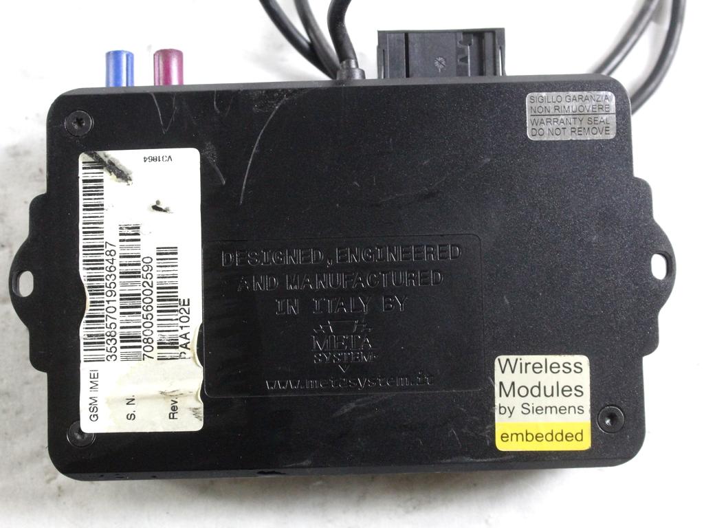 SAT RC 06 CENTRALINA MODULO LOCALIZZATORE GPS AFTERMARKET METASYSTEM BMW X5 E70 3.0 D 4X4 173KW AUT 5P (2007) RICAMBIO USATO