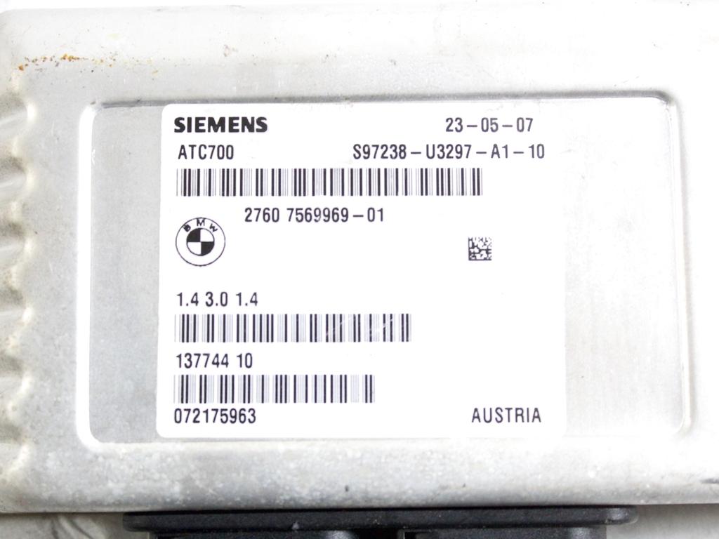27607569969 CENTRALINA CAMBIO AUTOMATICO BMW X5 E70 3.0 D 4X4 173KW AUT 5P (2007) RICAMBIO USATO