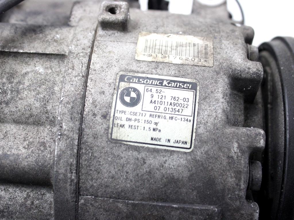 64529121762 COMPRESSORE CLIMATIZZATORE CLIMA A/C BMW X5 E70 3.0 D 4X4 173KW AUT 5P (2007) RICAMBIO USATO