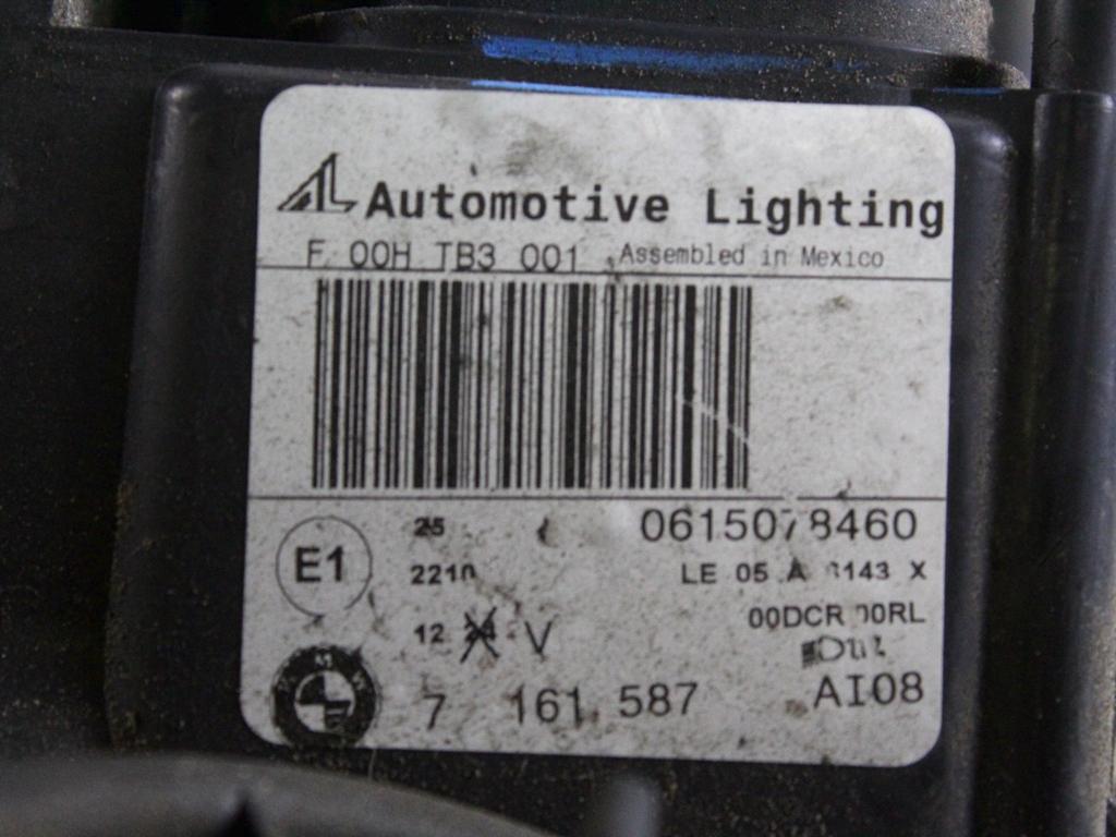 7161587 FARO FANALE ANTERIORE SINISTRO XENON BMW X5 E70 3.0 D 4X4 173KW AUT 5P (2007) RICAMBIO USATO
