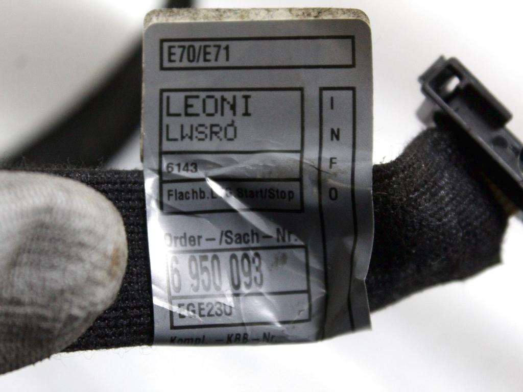6966714 COMANDO INTERRUTTORE ACCENSIONE SPEGNIMENTO START AND STOP BMW X5 E70 3.0 D 4X4 173KW AUT 5P (2007) RICAMBIO USATO