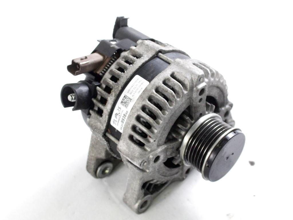 9820893880 ALTERNATORE PEUGEOT 308 1.5 D 96KW 6M 5P (2018) RICAMBIO USATO 