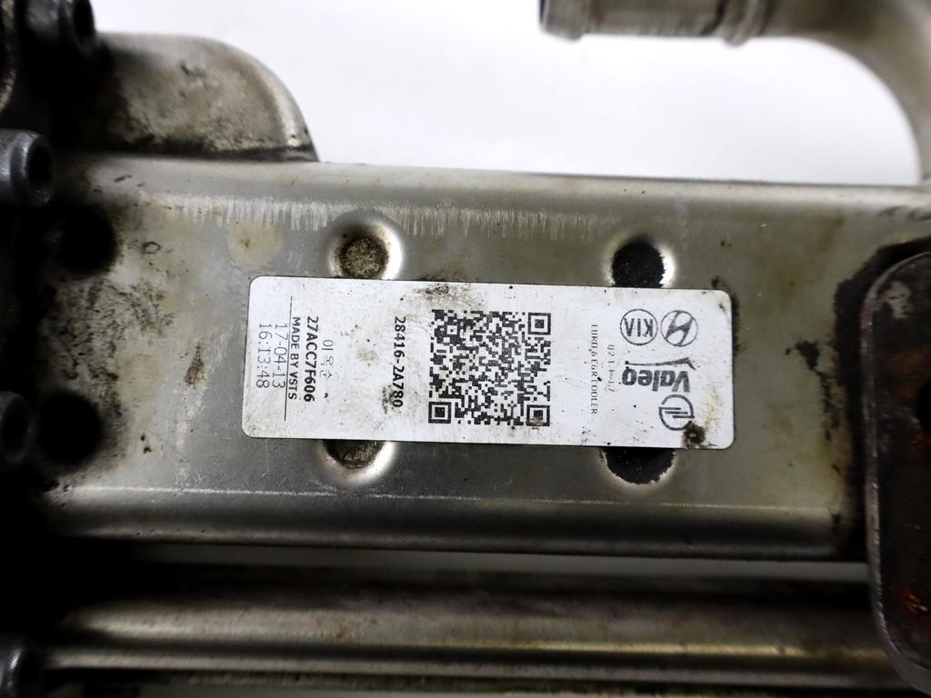 28416-2A780 RADIATORE SCARICO GAS EGR KIA RIO 1.4 D 66KW 6M 5P (2015) RICAMBIO USATO 28420-2A600