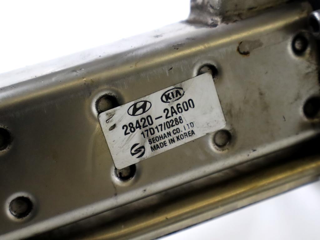 28416-2A780 RADIATORE SCARICO GAS EGR KIA RIO 1.4 D 66KW 6M 5P (2015) RICAMBIO USATO 28420-2A600