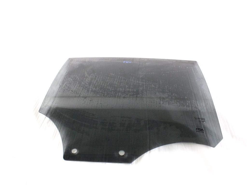 9823170280 VETRO SCENDENTE PORTA POSTERIORE DESTRA OSCURATO OPEL CORSA F 1.2 B 74KW 6M 5P (2022) RICAMBIO USATO 