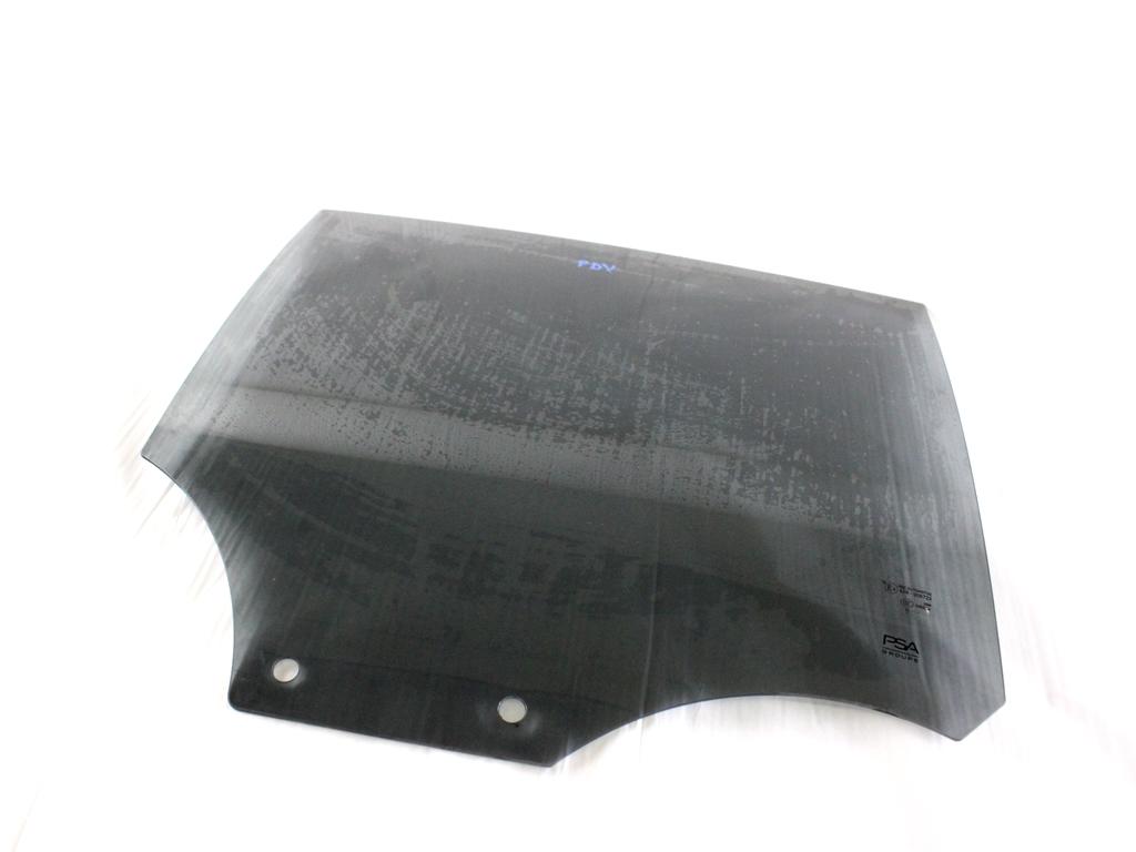 9823170280 VETRO SCENDENTE PORTA POSTERIORE DESTRA OSCURATO OPEL CORSA F 1.2 B 74KW 6M 5P (2022) RICAMBIO USATO 