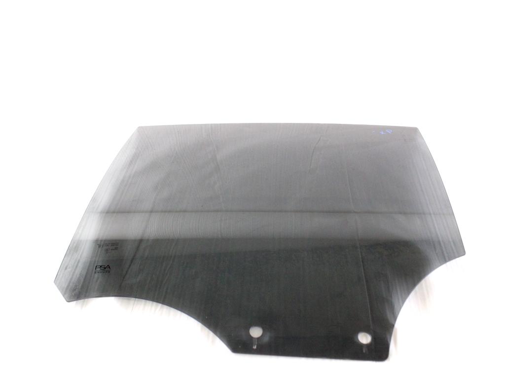 9823170480 VETRO SCENDENTE PORTA POSTERIORE SINISTRA OSCURATO OPEL CORSA F 1.2 B 74KW 6M 5P (2022) RICAMBIO USATO 