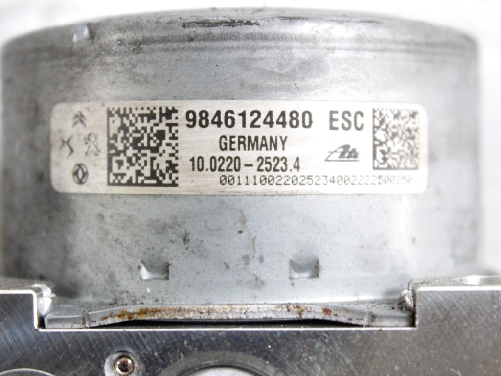 9846124480 CENTRALINA POMPA AGGREGATO ABS OPEL CORSA F 1.2 B 74KW 6M 5P (2022) RICAMBIO USATO 10.0220-2523.4 10.0917-3950.3 10.0633-3405.1
