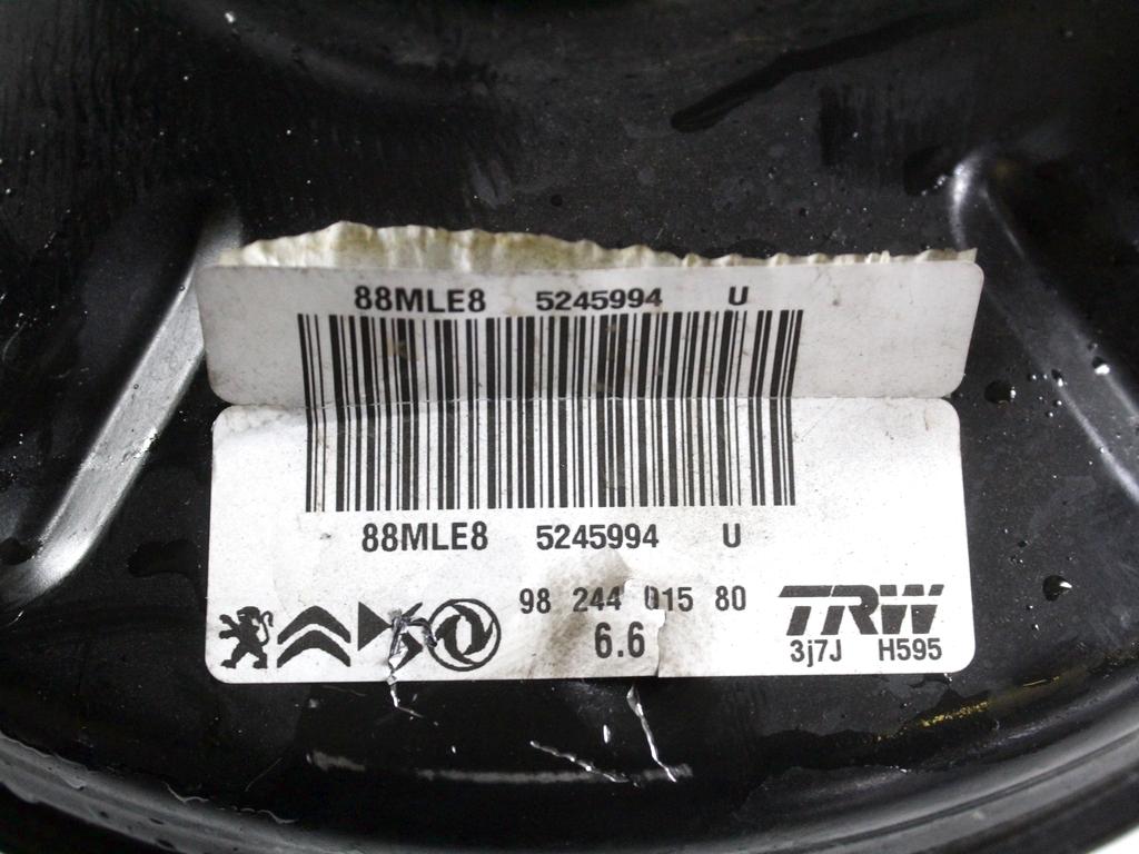 9824401580 SERVOFRENO OPEL CORSA F 1.2 B 74KW 6M 5P (2022) RICAMBIO USATO CON POMPA COMANDO FRENI CILINDRO MAESTRO E VASCHETTA