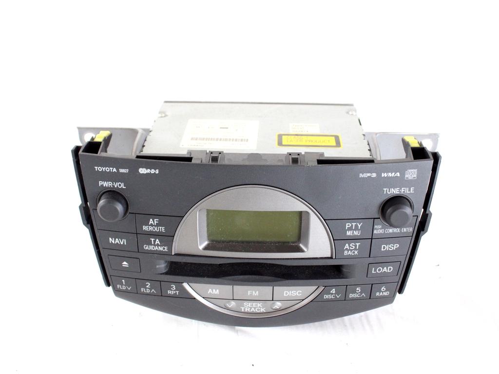 86120-42220 AUTORADIO CON SISTEMA DI NAVIGAZIONE SATELLITARE TOYOTA RAV4 2.2 D 4X4 100KW 6M 5P (2008) RICAMBIO USATO 