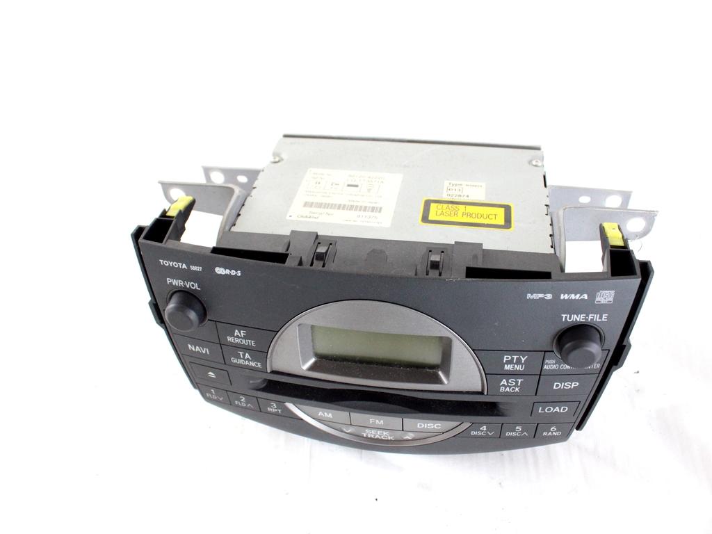 86120-42220 AUTORADIO CON SISTEMA DI NAVIGAZIONE SATELLITARE TOYOTA RAV4 2.2 D 4X4 100KW 6M 5P (2008) RICAMBIO USATO 