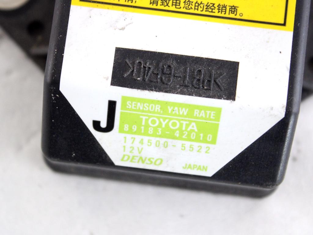 89183-42010 SENSORE ESP IMBARDATA TOYOTA RAV4 2.2 D 4X4 100KW 6M 5P (2008) RICAMBIO USATO 
