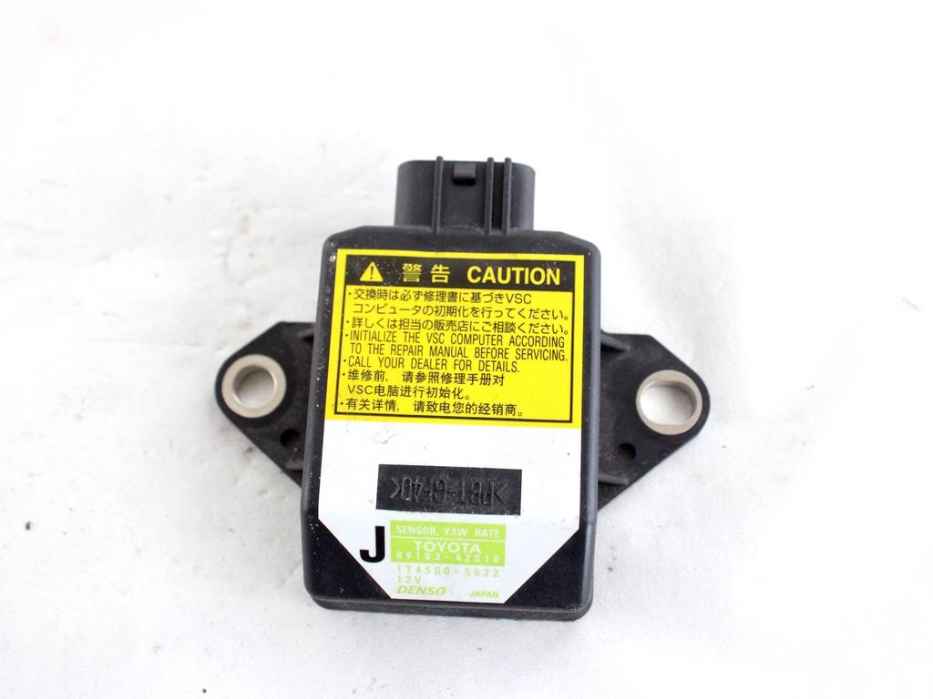 89183-42010 SENSORE ESP IMBARDATA TOYOTA RAV4 2.2 D 4X4 100KW 6M 5P (2008) RICAMBIO USATO 