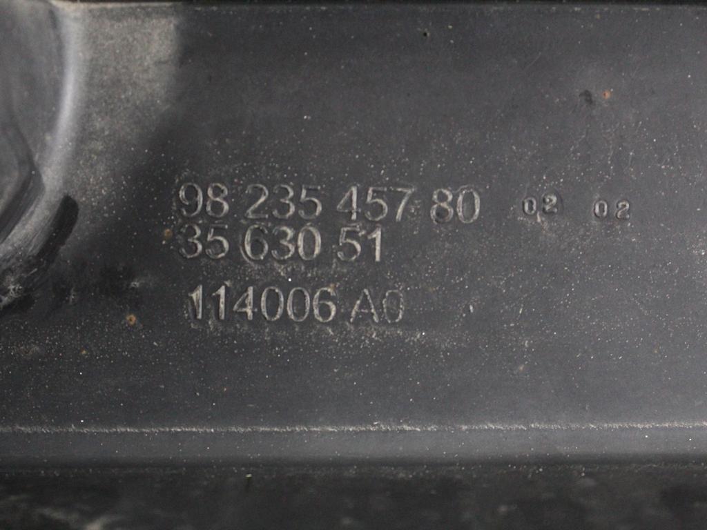 9823545780 PARATIA SOTTOSCOCCA ANTERIORE LATO SINISTRO OPEL CORSA F 1.2 B 74KW 6M 5P (2022) RICAMBIO USATO