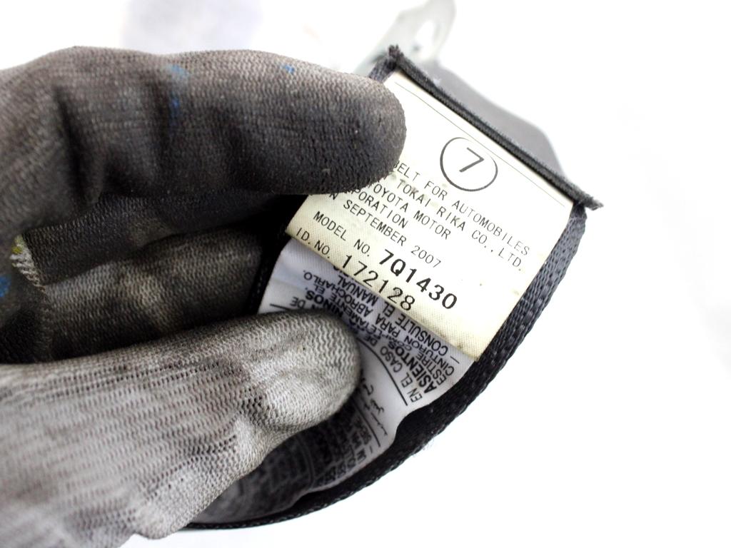 7336042200B2 CINTURA DI SICUREZZA POSTERIORE DESTRA TOYOTA RAV4 2.2 D 4X4 100KW 6M 5P (2008) RICAMBIO USATO 