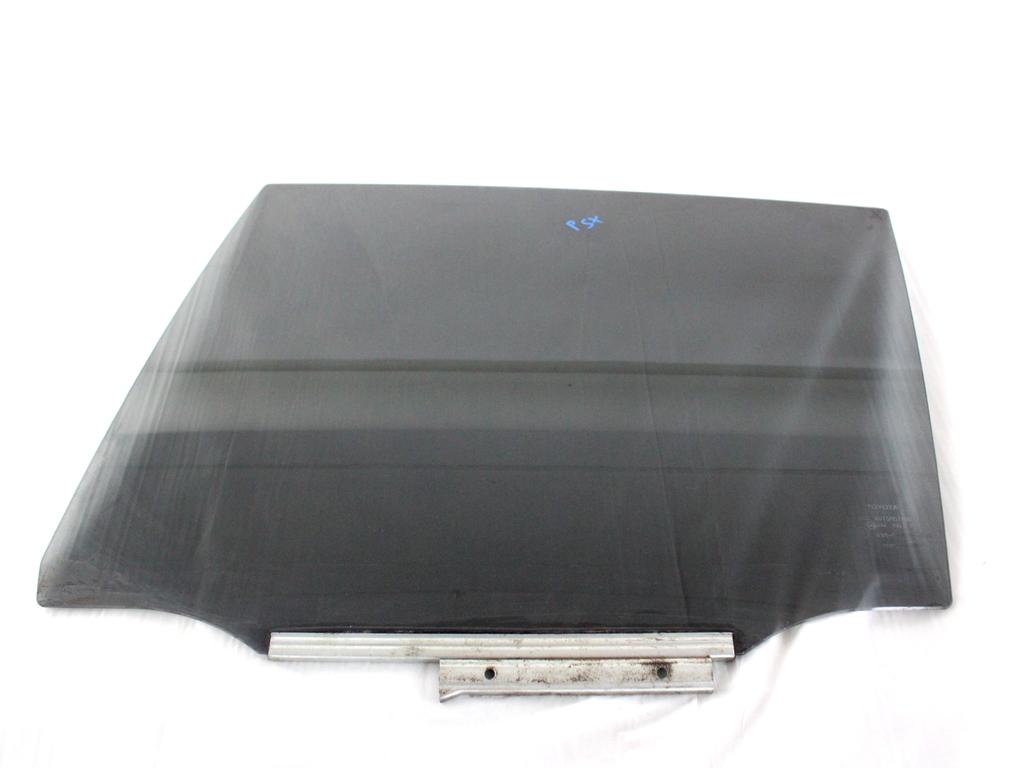 6810442130 VETRO SCENDENTE PORTA POSTERIORE SINISTRA TOYOTA RAV4 2.2 D 4X4 100KW 6M 5P (2008) RICAMBIO USATO 