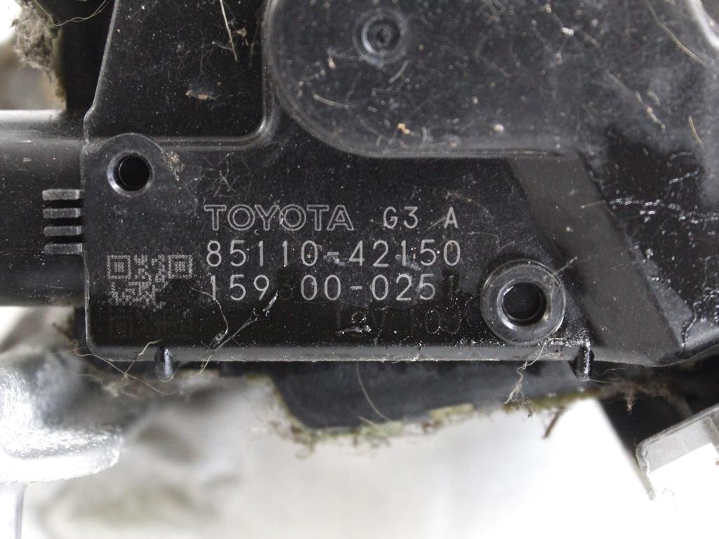 85110-42150 MOTORINO ASTA TERGIPARABREZZA TOYOTA RAV4 2.2 D 4X4 100KW 6M 5P (2008) RICAMBIO USATO 
