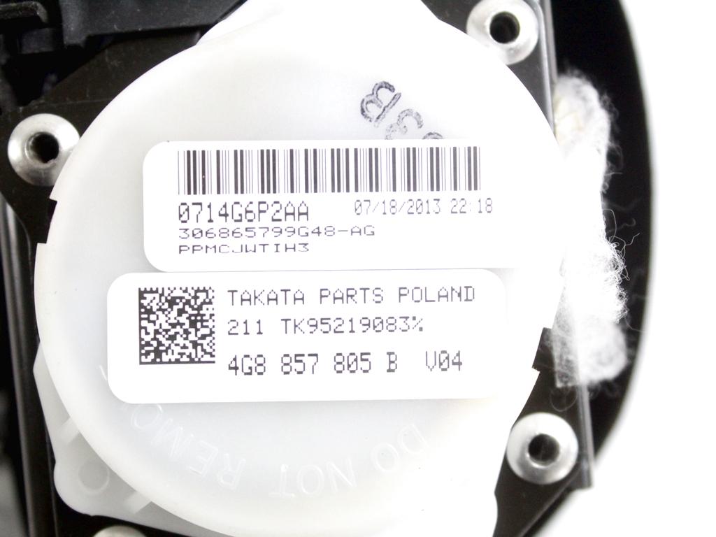 4G8857805B CINTURA DI SICUREZZA POSTERIORE AUDI A6 C7 SW 2.0 D 130KW 6M 5P (2013) RICAMBIO USATO