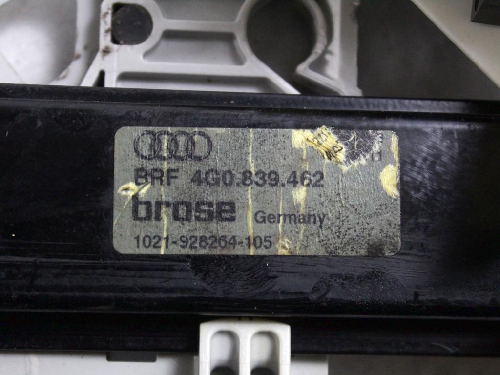 4G0839462 MOTORINO MECCANISMO ALZA-VETRO ALZA-CRISTALLO PORTA POSTERIORE DESTRA AUDI A6 C7 SW 2.0 D 130KW 6M 5P (2013) RICAMBIO USATO 8K0959812A