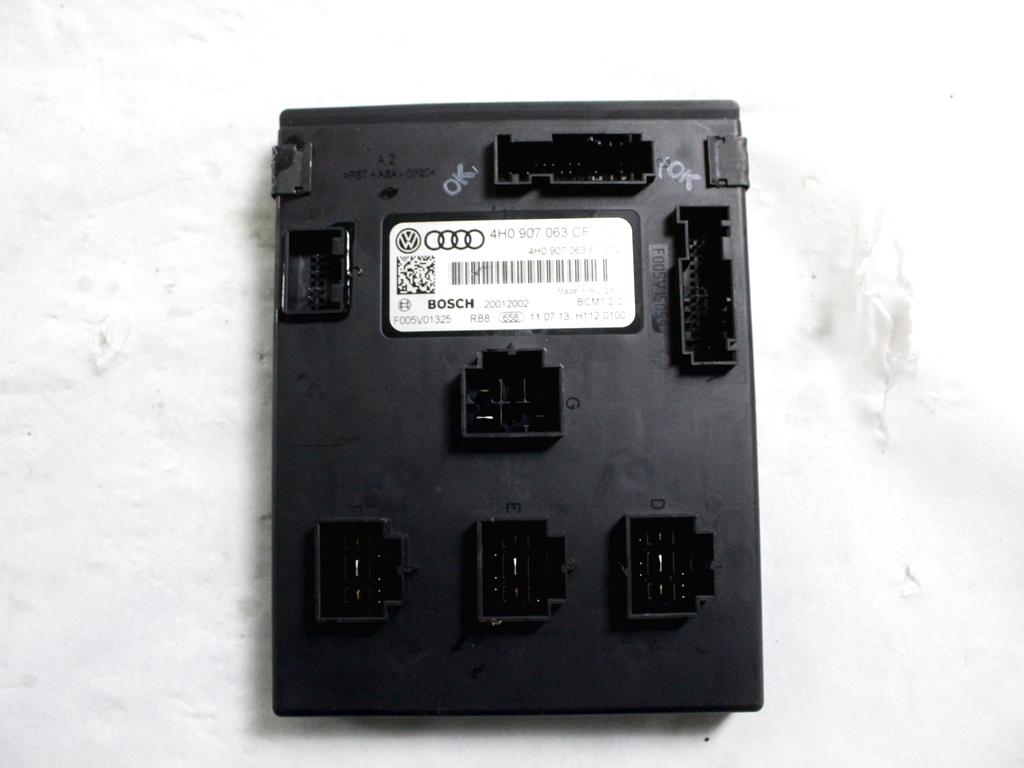 03L906018LA KIT ACCENSIONE AVVIAMENTO AUDI A6 C7 SW 2.0 D 130KW 6M 5P (2013) RICAMBIO USATO CON CENTRALINA MOTORE , BLOCCHETTI ACCENSIONE APERTURA CON CHIAVE 4H0905852C 4H0907063CF 4G8920932S 