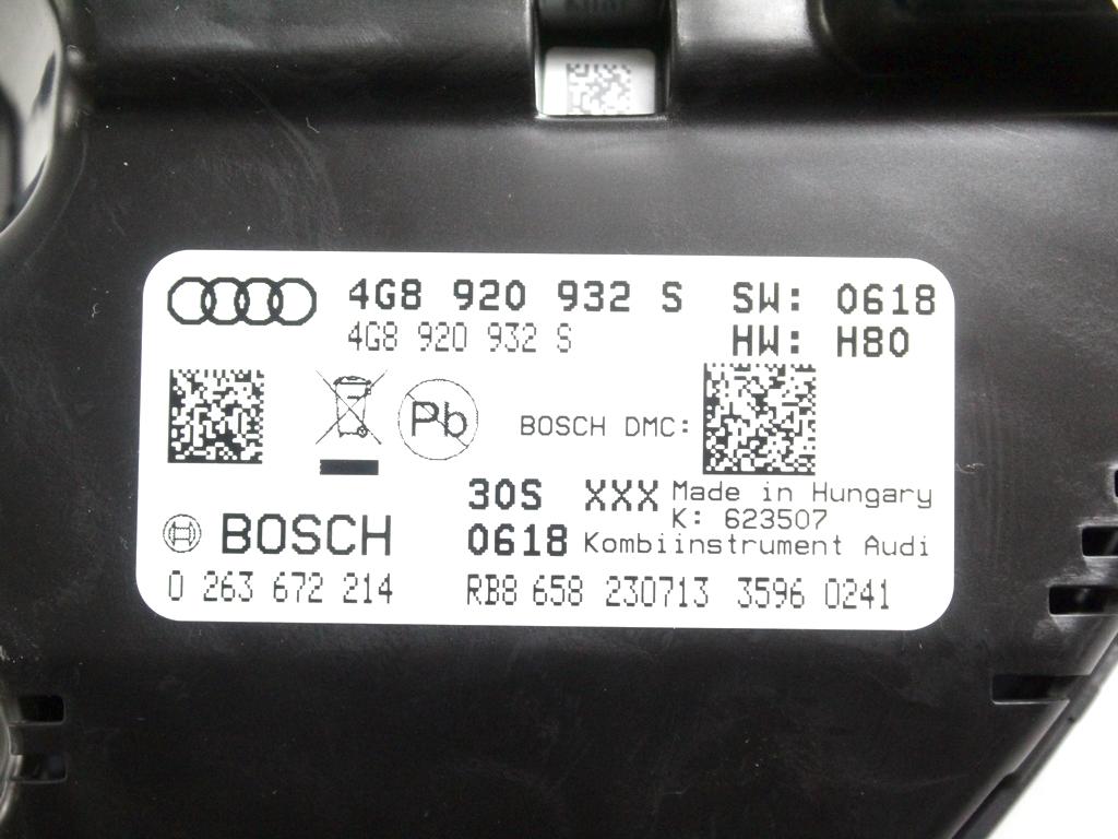 03L906018LA KIT ACCENSIONE AVVIAMENTO AUDI A6 C7 SW 2.0 D 130KW 6M 5P (2013) RICAMBIO USATO CON CENTRALINA MOTORE , BLOCCHETTI ACCENSIONE APERTURA CON CHIAVE 4H0905852C 4H0907063CF 4G8920932S 