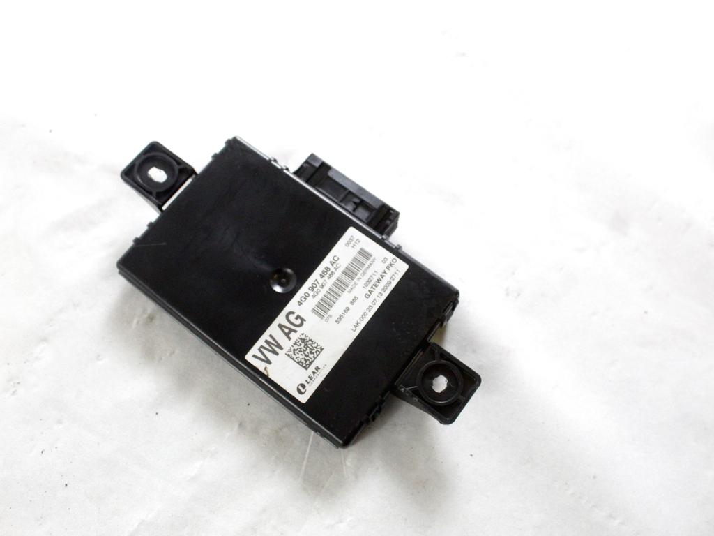 4G0907468AC CENTRALINA GATEWAY AUDI A6 C7 SW 2.0 D 130KW 6M 5P (2013) RICAMBIO USATO