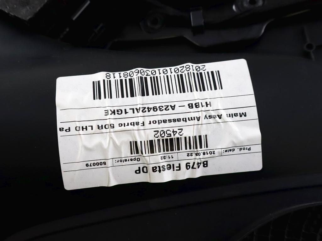 2468543 PANNELLO INTERNO PORTA ANTERIORE DESTRA FORD FIESTA 1.5 D 63KW 6M 5P (2018) RICAMBIO USATO