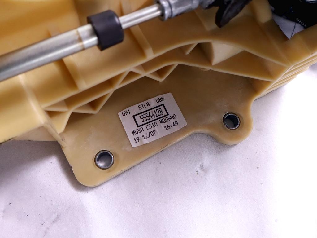 55344128 LEVA POMELLO CORDE CAMBIO MANUALE LANCIA MUSA 1.3 D 66KW 5M 5P (2008) RICAMBIO USATO