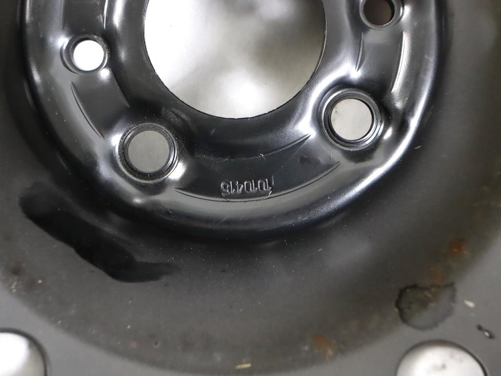 52101548 RUOTINO DI SCORTA PIRELLI T125/80 R15 95M LANCIA MUSA 1.3 D 66KW 5M 5P (2008) RICAMBIO USATO INTERASSECON CERCHIO IN FERRO  DA 15 POLLICI 4 FORI 4,00BX15H ET35 4X98