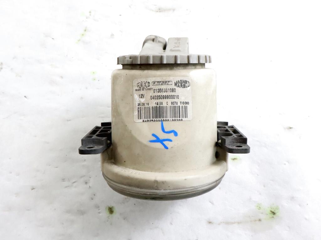 1356651080 FARO FANALE PROIETTORE FENDINABBIA FIAT FIORINO 1.3 D 59KW 5M 2P (2016) RICAMBIO USATO 