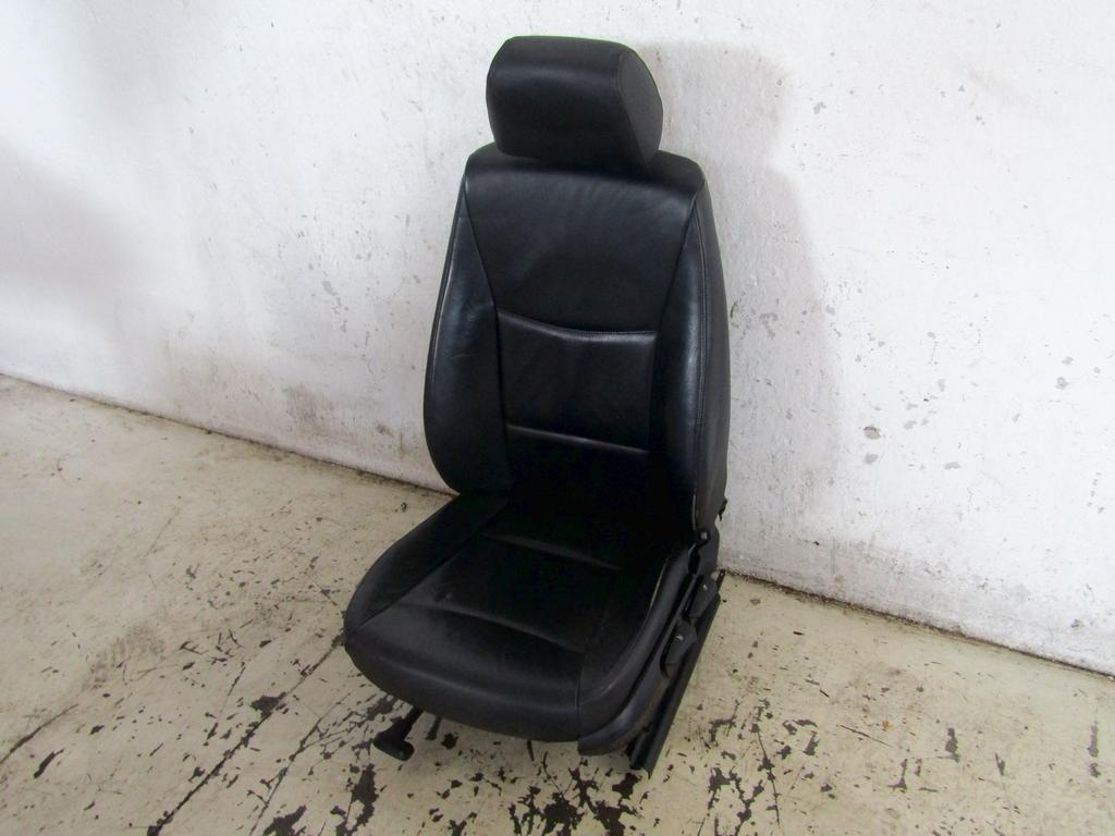 52106982918 SEDILE ANTERIORE SINISTRO GUIDATORE IN PELLE BMW SERIE 3 320 D E91 SW 2.0 D 130KW AUT 5P (2010) RICAMBIO USATO PELLE STRAPPATA