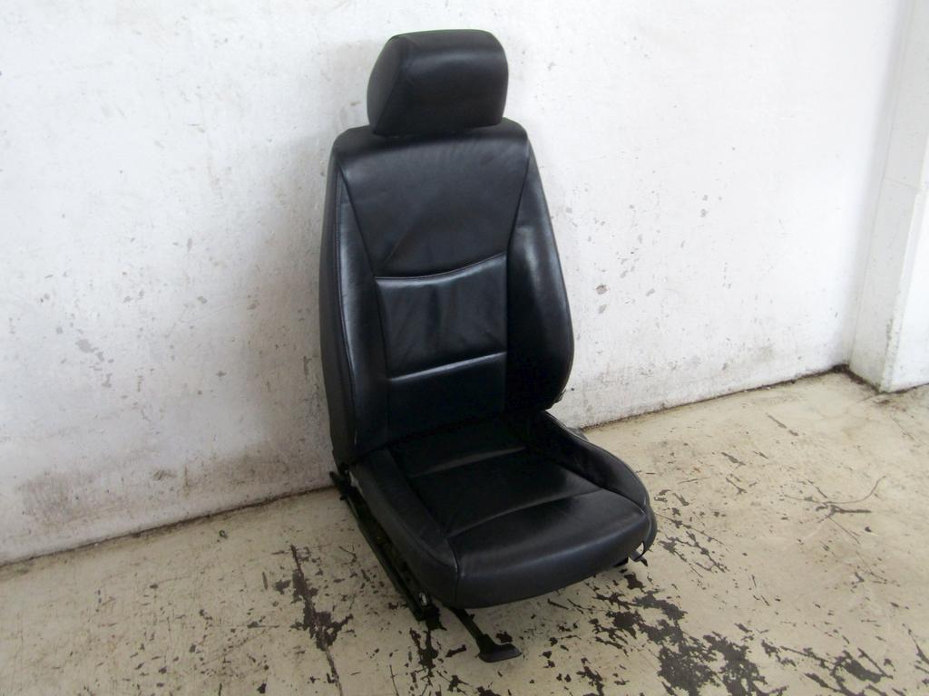 52106982918 SEDILE ANTERIORE SINISTRO GUIDATORE IN PELLE BMW SERIE 3 320 D E91 SW 2.0 D 130KW AUT 5P (2010) RICAMBIO USATO PELLE STRAPPATA