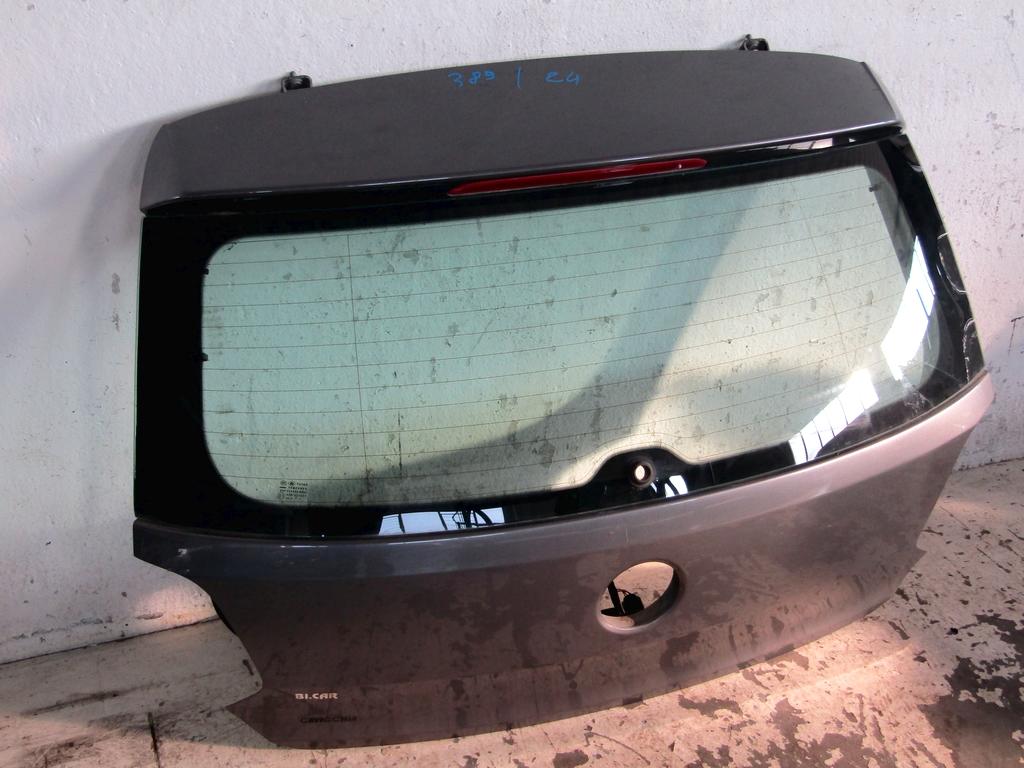 6R6827025C PORTELLONE COFANO POSTERIORE BAULE VOLKSWAGEN POLO 1.2 B 44KW 5M 5P (2014) RICAMBIO USATO CON LUNOTTO TERMICO