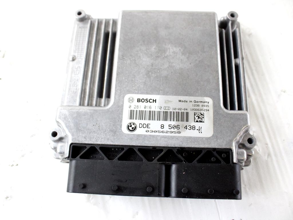 8506438 KIT ACCENSIONE AVVIAMENTO BMW SERIE 3 320 D E91 SW 2.0 D 130KW AUT 5P (2010) RICAMBIO USATO CON CENTRALINA INIEZIONE MOTORE, BLOCCHETTI ACCENSIONE APERTURA CON CHIAVE 61359217853