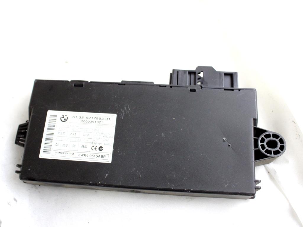 8506438 KIT ACCENSIONE AVVIAMENTO BMW SERIE 3 320 D E91 SW 2.0 D 130KW AUT 5P (2010) RICAMBIO USATO CON CENTRALINA INIEZIONE MOTORE, BLOCCHETTI ACCENSIONE APERTURA CON CHIAVE 61359217853