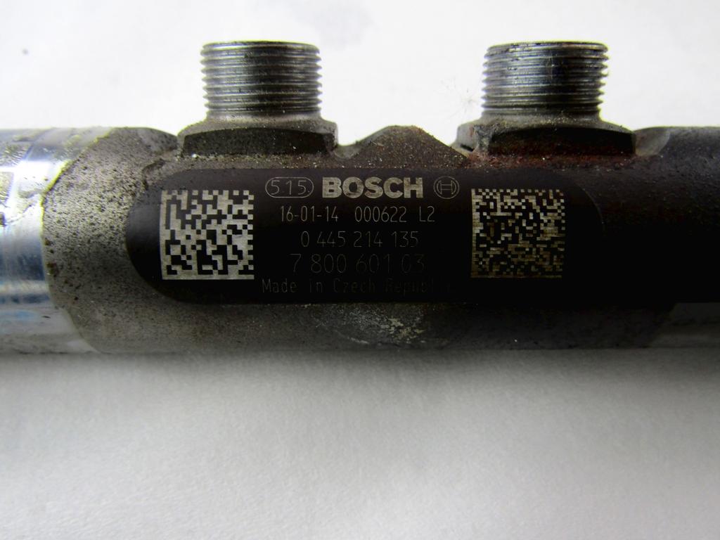 7800601 TUBO INIEZIONE DIESEL BMW SERIE 5 525XD SW F11 2.0 D 160KW 4X4 AUT 5P (2016) RICAMBIO USATO